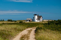 Stage Harbor Lighthouse Missing Lantern on Cape Cod